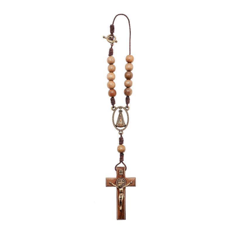 Intercession Car Rearview Mirror Rosary (Aparecida) - Image 4